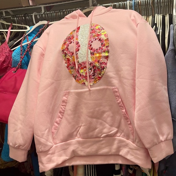 NEUBYRNE Luxury cozy Women’s lounge Sweatshirt W/ beading & Sequin accents⭐️NWT - Picture 4 of 9